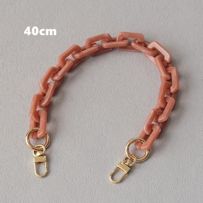 New Woman Bag Chain Accessory Detachable Parts Candy Crossbody Resin Luxury Strap Women Handbag Chains Acrylic Shoulder Handles