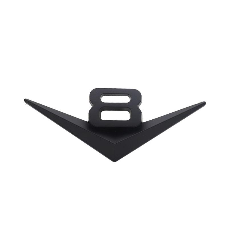 

3D Премиум V6 V8 для Explorer Everest Focus Ecosport Mustang Kuga Mondeo автомобиль Капот Крыло багажник Задний капот Шильдик Наклейка Эмблема Значок Наклейка black-v8