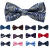 Men's Wedding Party Jacquard Bow Tie - Groom & Best Man Formal Wear Accessory
