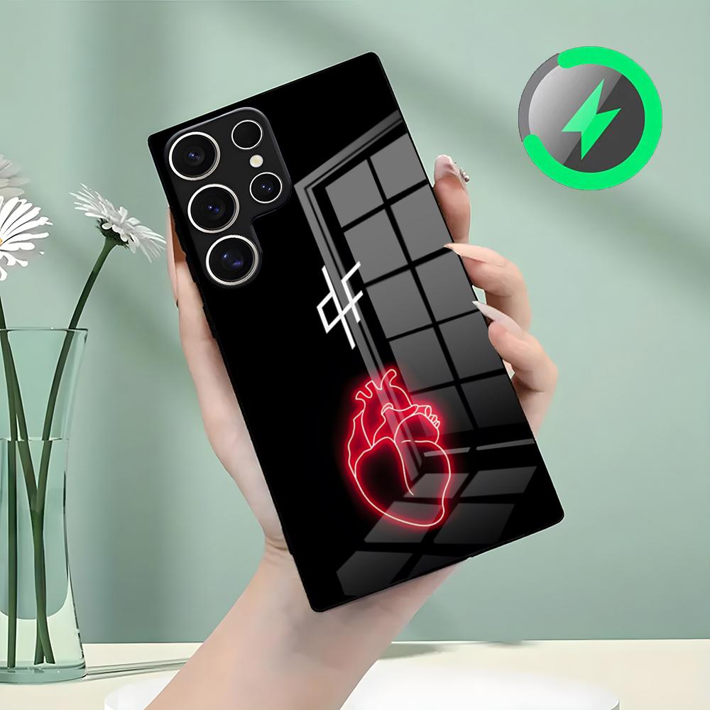 P-PNL Rapper Phone Case For Samsung S26 S25 S24 S23 S22 S21 S20 Edge Ultra Plus FE For Magsafe Glass Case