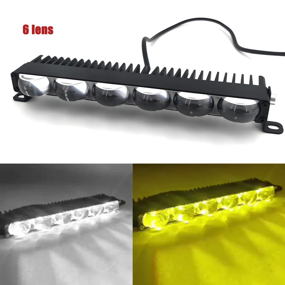 LED Headlight Bumper Fog Lamps Projector Lens Car Grill Light Work Light Mini Driving Light Auxiliary Lights For Off Road Use