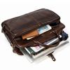Soft Genuine Leather Briefcase Bag Men's Male business laptop bag 14 15.6 inch PC Computer Bag for men male shoulder bag