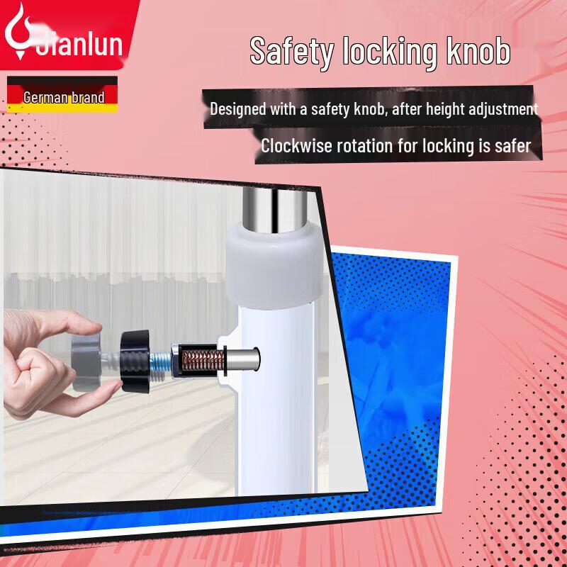 JEEANLEAN Suction Cup Dance Barre 2m