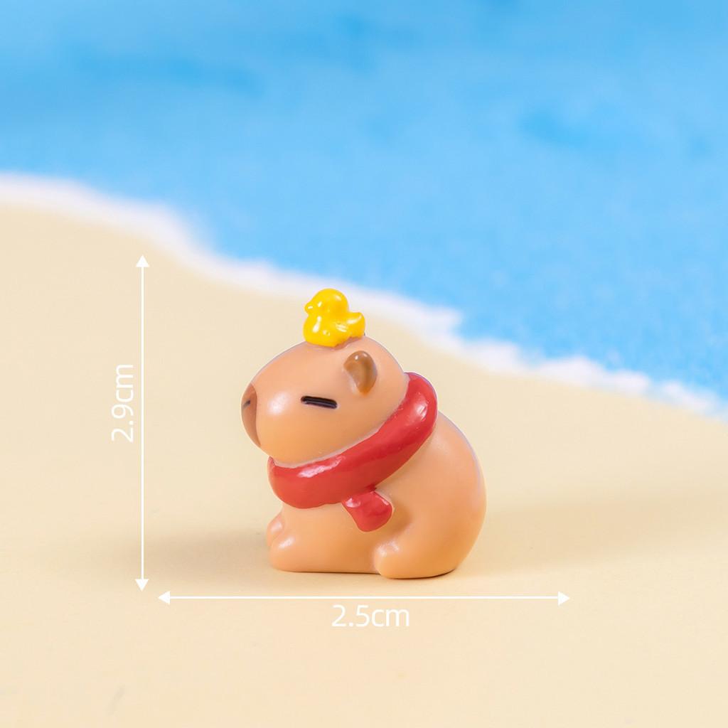 Entzückende Capybara Figur Harz Blind Box Desktop Deko Cartoon Stil