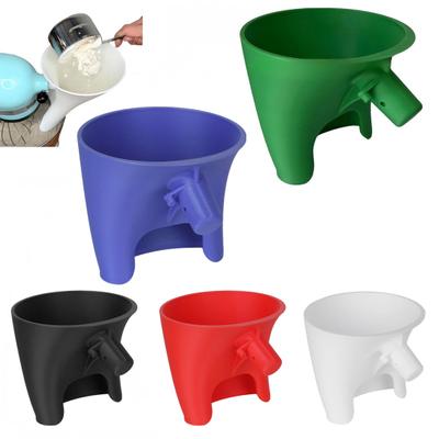 Flour Funnel for Artisan KSM150 Stand Mixer 5Qt Pouring Accessory with Ergonomic Handle Splash-Free Guided Pouring Stand Mixer Attachment