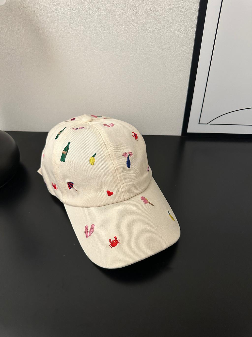 Casual Cotton Baseball Cap With Sun Protection And Breathable Design For Summer Outdoors