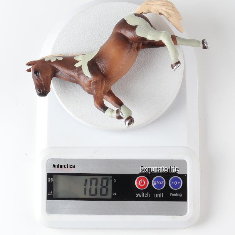 Cross-border Prairie Horse Desktop Ornament: Black & White North American Feral Horse Model