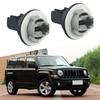 2 Parking Light Bulb Sockets for Jeep Compass 2007 2017 OEM 68000686AA 645504 Replacement Parts Made of ABS Material