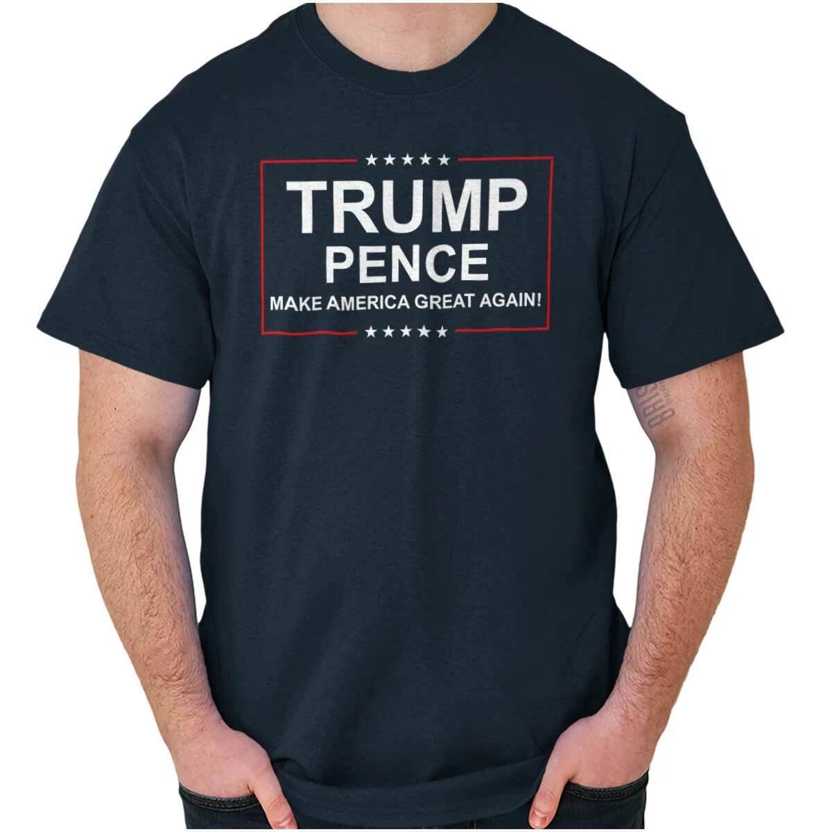 Donald Trump 2024 Election Campaign Slogan Womens or Mens Crewneck T Shirt Tee XS