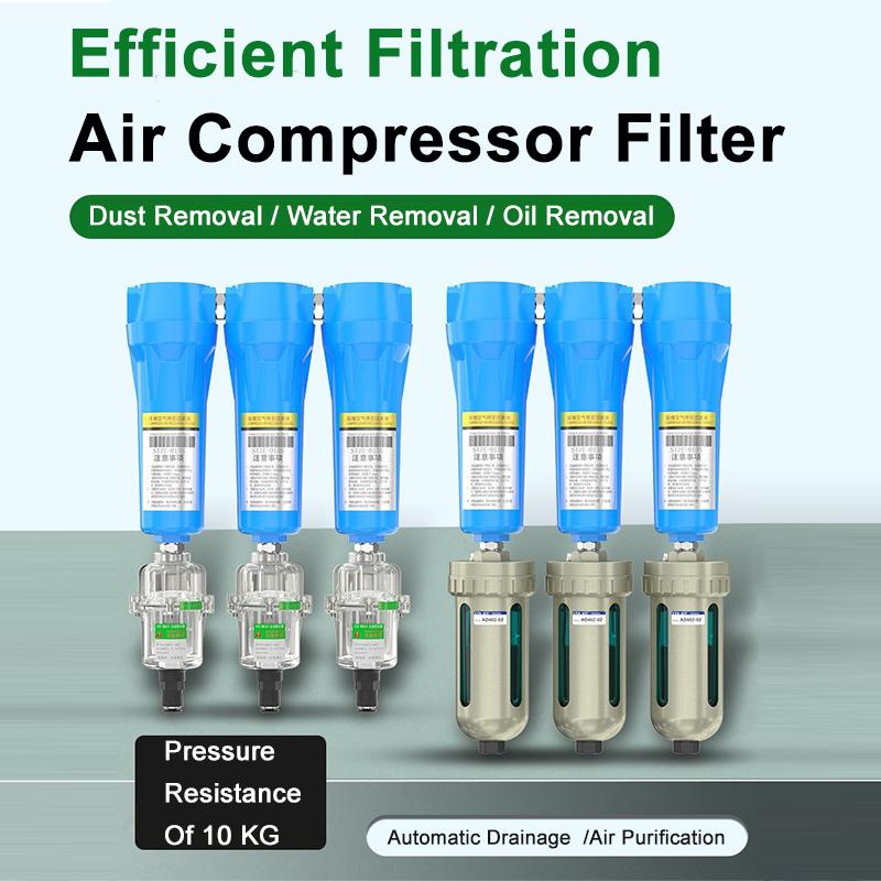 Air Compressor Precision Filter Automatic Drainer SA6D AD402 Manual Integrated Automatic Drain Valve HAD20B