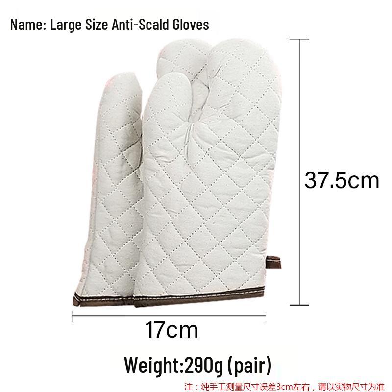 

RuHan Plaid Heat-Resistant Oven Mitts