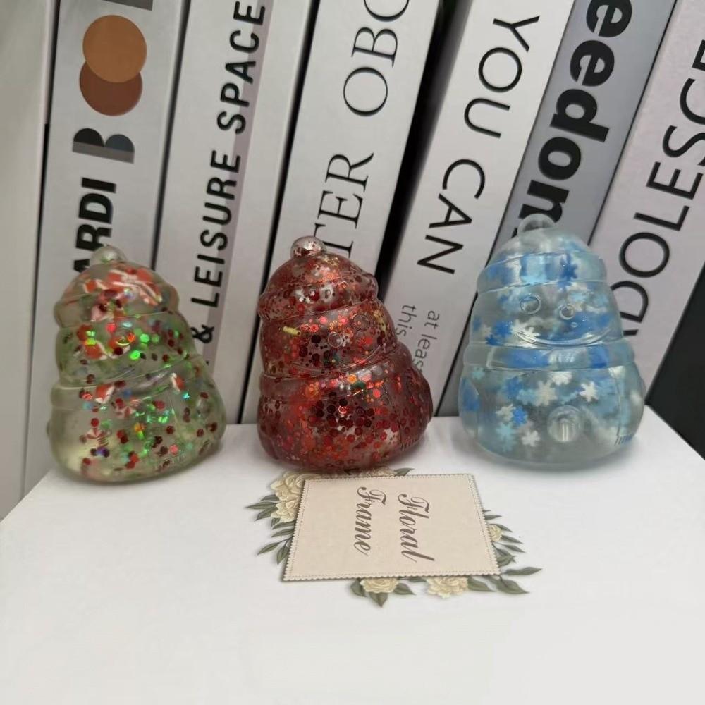 Santa Claus Snowman Christmas Tree Pinch Super Soft Sequin Stress Ball  Office Stress Relief