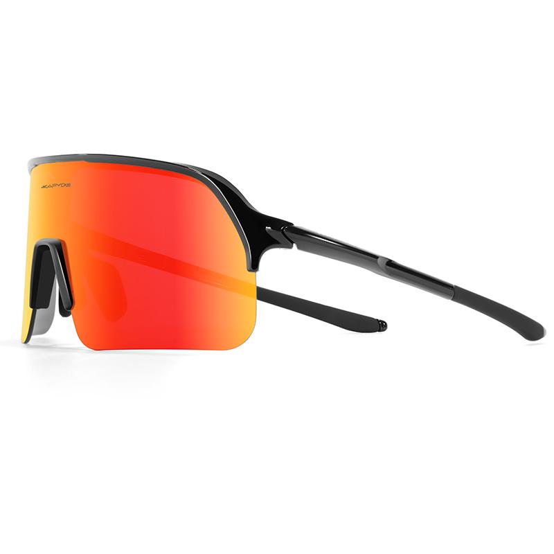 

KAPVOE Cycling Glasses Outdoor Sports Bicycle Sunglasses Running Eyewear Men MTB Cycling Sunglasses Women Road Bike Glasses 1lens
