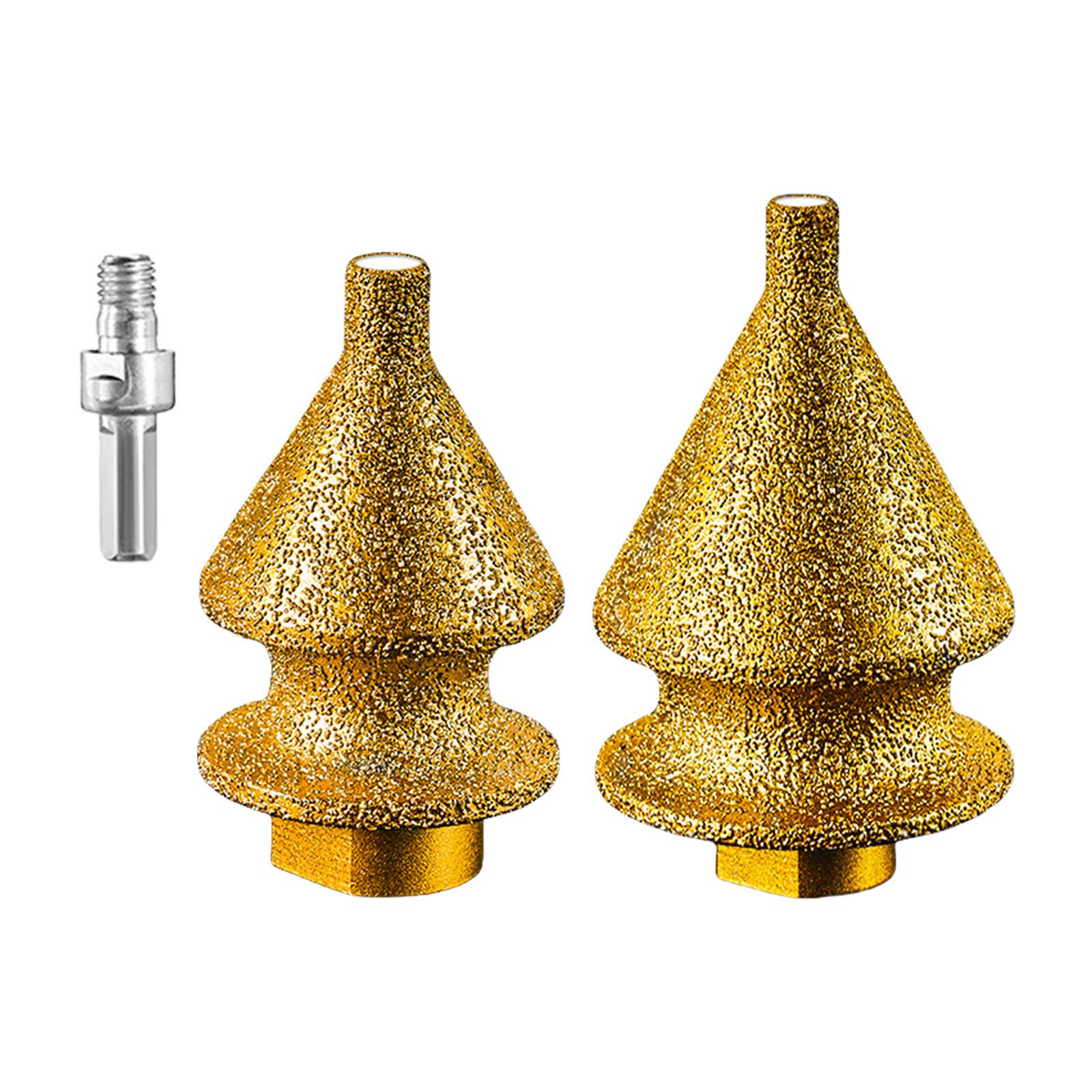 

Accurate Stone Hole Drill Bit Bevel Chamfer Bit With Connectors Shaft NonSlip Center Design For Stone Ceramic Processing 1