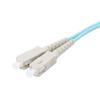 Multimode Duplex OM3 Fiber Optic Cable SC/UPC To SC/UPC SC To SC Fiber Cable  Server Room
