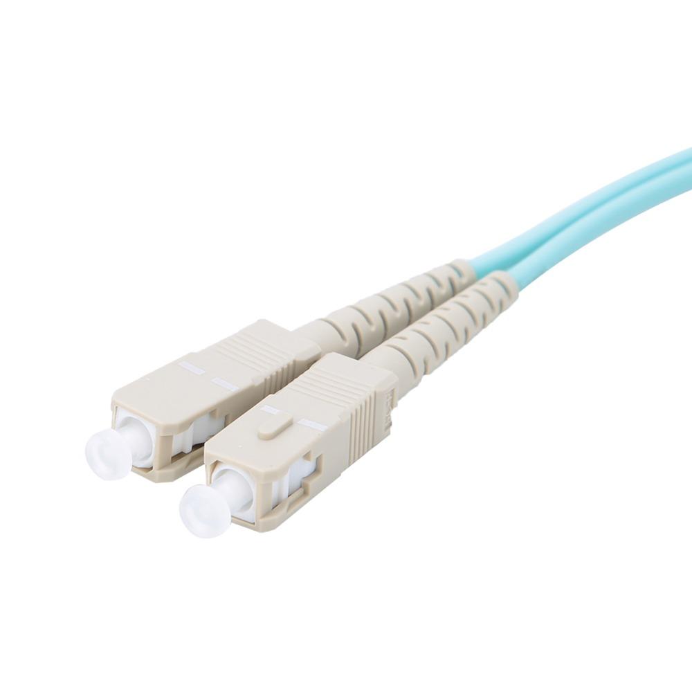 Multimode Duplex OM3 Fiber Optic Cable SC/UPC To SC/UPC SC To SC Fiber Cable  Server Room