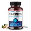Extrato de Ajuga Turkestanica Suplemento Alimentar, Com Vitamina D3, Tongkat Ali, 120 Cápsulas