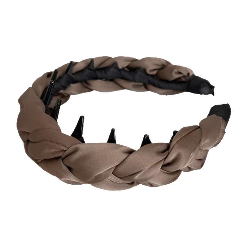 Vysoká vlnitá spona do vlasů Ultra-wide pro ženy Nový styl, Vysoce kvalitní a elegantní Nadýchaná čelenka na mytí vlasů Pokrývka hlavy