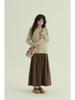 Retro Casual A-Line Woolen Slimming Skirt