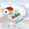 OSK Thomas the Tank Engine Aluminum Lunch Box, 350ml, Made In Japan, Divided, Microwave and Dishwasher Safe, Includes Lunch Belt, Stylish Design for B