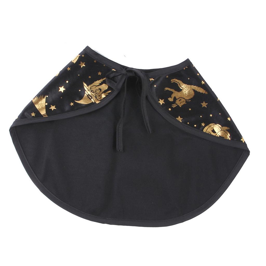 Pet Witch Hat Witch Costume for Dogs Pet Halloween Holiday Accessories Star Print Hat Suitable for Cats and Dogs