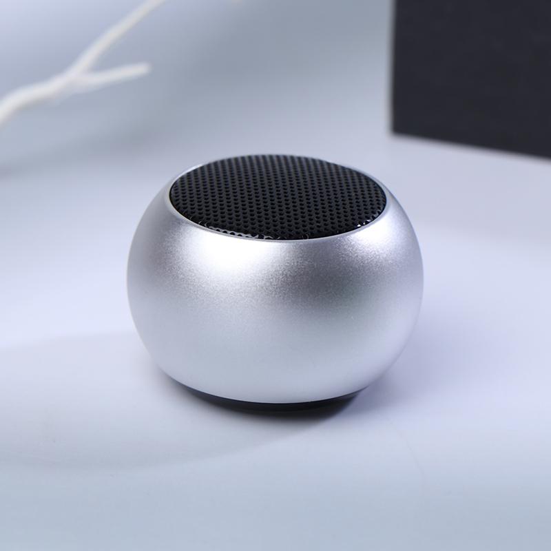 M3 High Quality Bass Mini Led Plating Loud Outdoor Sports Portable Round Small Wireless Speaker For Mobile Phone