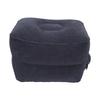 Foot Rest Pillow Inflatable Two Layer Single Air Valve PVC Flocking Portable Reducing Fatigue
