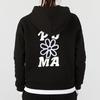 Puma Layered Graphic Print Faux Two-Piece Hoodie Women Hoodie Black 536091-01
