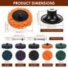 47pcs 2 Inch Strip Discs For Angle Grinder Paint Stripper Wheel Rust Stripper Disc Quick Abrasive Discs Paint Rust Remover