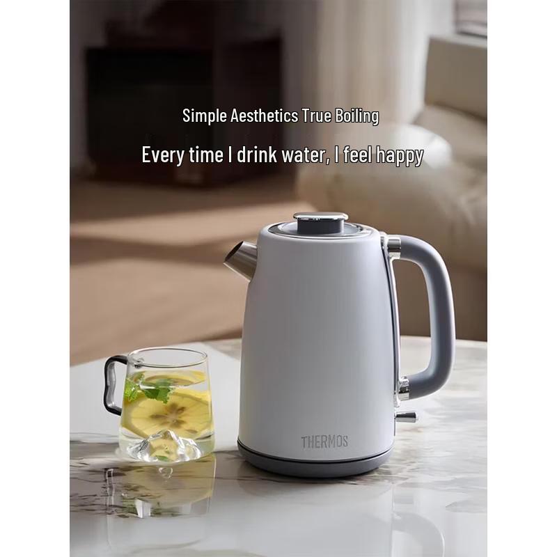 Thermos 1.7L Food-Grade 304 Stainless Steel Electric Kettle