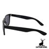 Captain Stag Sunglasses with Plastic Men's Case, Frame, Black, CS-011-1-EH-72