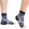 1 Pair Plantar Fasciitis Socks Arch Support Compression Sleeve Toeless Foot Pain Relief Night Splints
