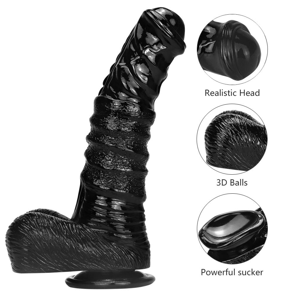 Riesiger Monsterdildo, gefälschter Penis, weiblicher Masturbator, Dildos für Frauen, Mann, Saugnapf, Sexspielzeug, Massagegerät, schnelles Orgasmus-Sex-Werkzeug