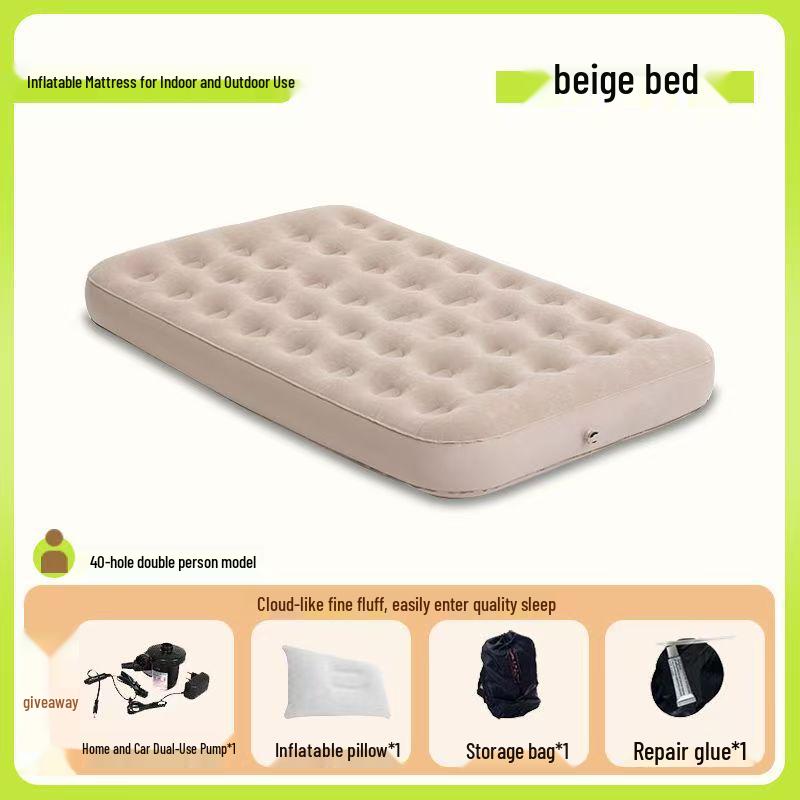 Portable Automatic Inflatable Air Mattress and Tent Sleeping Pad