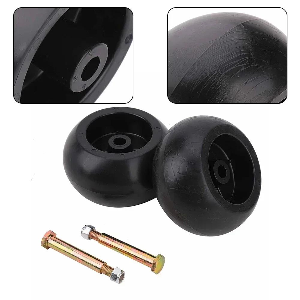 2Pcs DECK WHEELS Axle Bolts 5inch For Hustler For For Ride On Mower Garden Power Tool Replacement Accessories