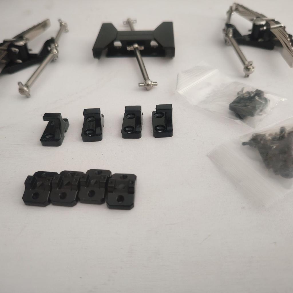 Full Metal 8X8 Axle Front Rear Through Axles for 1/14 Tamiya RC Truck SCANIA 770S VOLVO Mercedes-Benz ACTROS 3363 MAN Car Parts