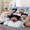 2025 Rock-One Direction Combinatio 1D Star Soft Blanket,Soft Throw Blanket for Home Bedroom Bed Sofa Picnic Travel Cover Gift
