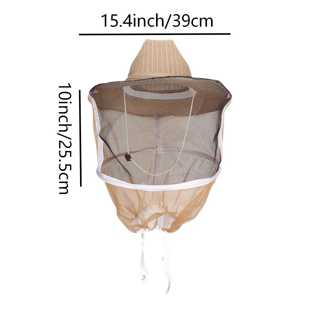 2pcs For Beekeeping Hat With Mesh Breathable For Beekeeping Supplies Protective Accessories Garden Supplies