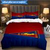 3PCS Pogoń Football Crest Bedding Set 2D Printing (Includes 1 Duvet Cover + 2 Pillowcases Coreless), Bedroom decor,Fan gift