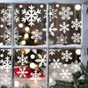 9 Sheets Reusable PVC Christmas Window Clings Static Stickers for Holiday , Perfect for Christmas & Thanksgiving Party Supplies