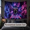 Custom Name Text Tapestry,Nirvana Decorative Wall Hanging, Background Tapestry For Home Bedroom