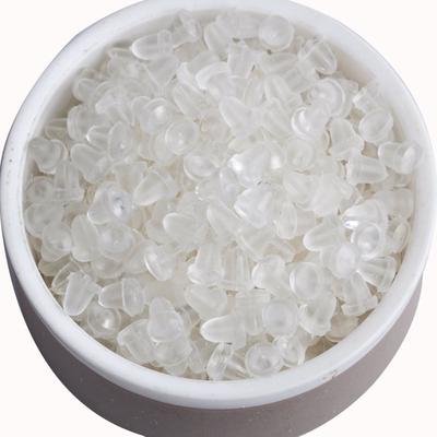 300/800 pz/lotto Gomma Trasparente Orecchino Della Vite Prigioniera Dell'orecchino Posteriore Tappi Risultati Dei Gioielli Orecchino tappi per le orecchie