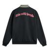 Li Ning Badfive Letter Splicing Comfortable Breathable Fleece Warm Versatile Loose Jacket Men Jacket Black AJDV003-4
