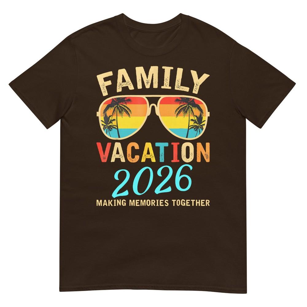 Family Vacation 2026 Beach Matching Summer Vacation 2026 Tshirt