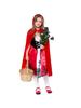 Children's Halloween Costume: Little Red Riding Hood & Cinderella Stage Performance with Cloak and Cape for Girls.