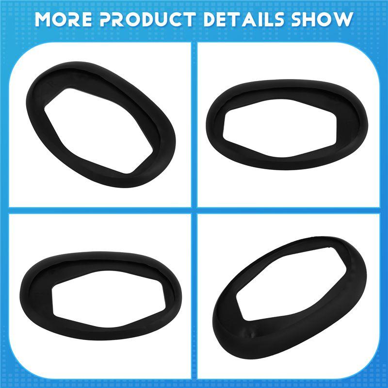 A64P-Car Exterior Rearview Mirror Base Rubber Seal Gasket Pad For BMW MINI Cooper S R60 R61