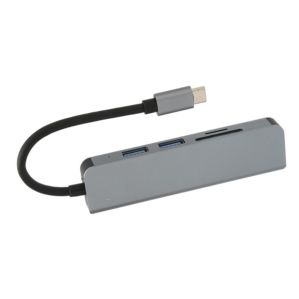 USB C 3.0 Hub Ultra Slim Plug and Play 5 In 1 5Gbps Hi Speed USB Multiport Hub Adapter for PC Laptop Printer USB Flash