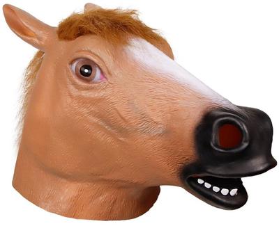 Maske Pferde Kopf Pferd für Party Kostüm Latex