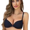 Women Sexy Beautiful Back Front Closure Push Up Underwire Gather Bra