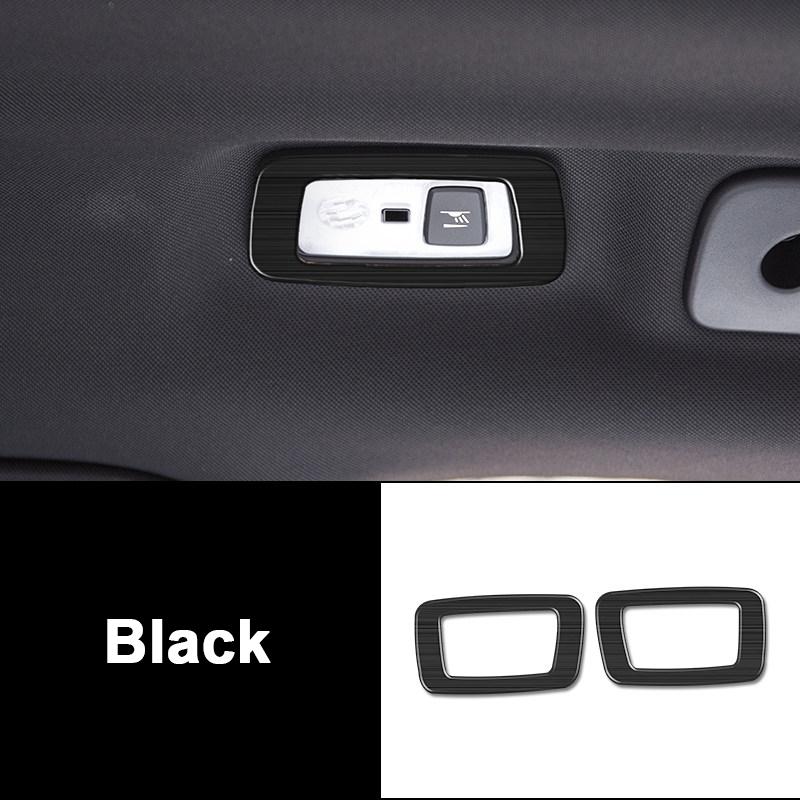Edelstahl-Hinterleselichtrahmen-Dekorationsaufkleber-Ordnung für Volvo XC60 2018 – Innendachlampen-Zubehör